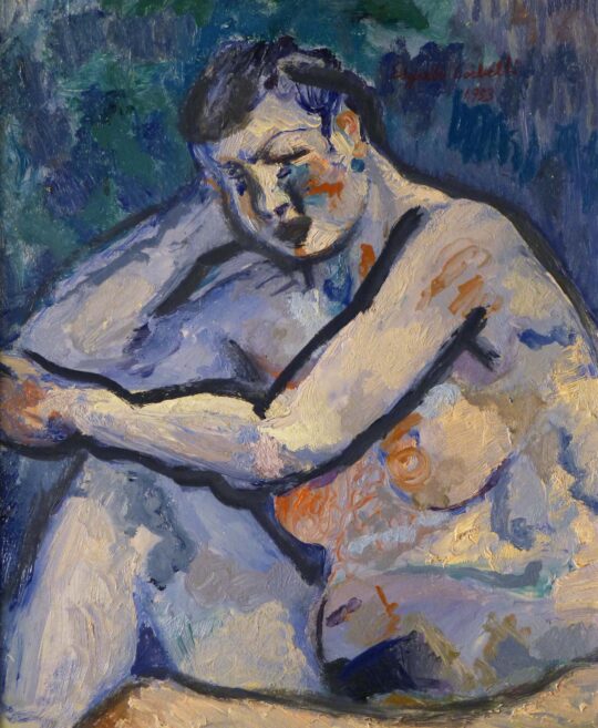 Corbelli, Italian art, expressionism, nude