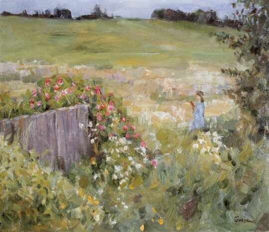 Lavrenko, Russian art, countryside, landscape, summer