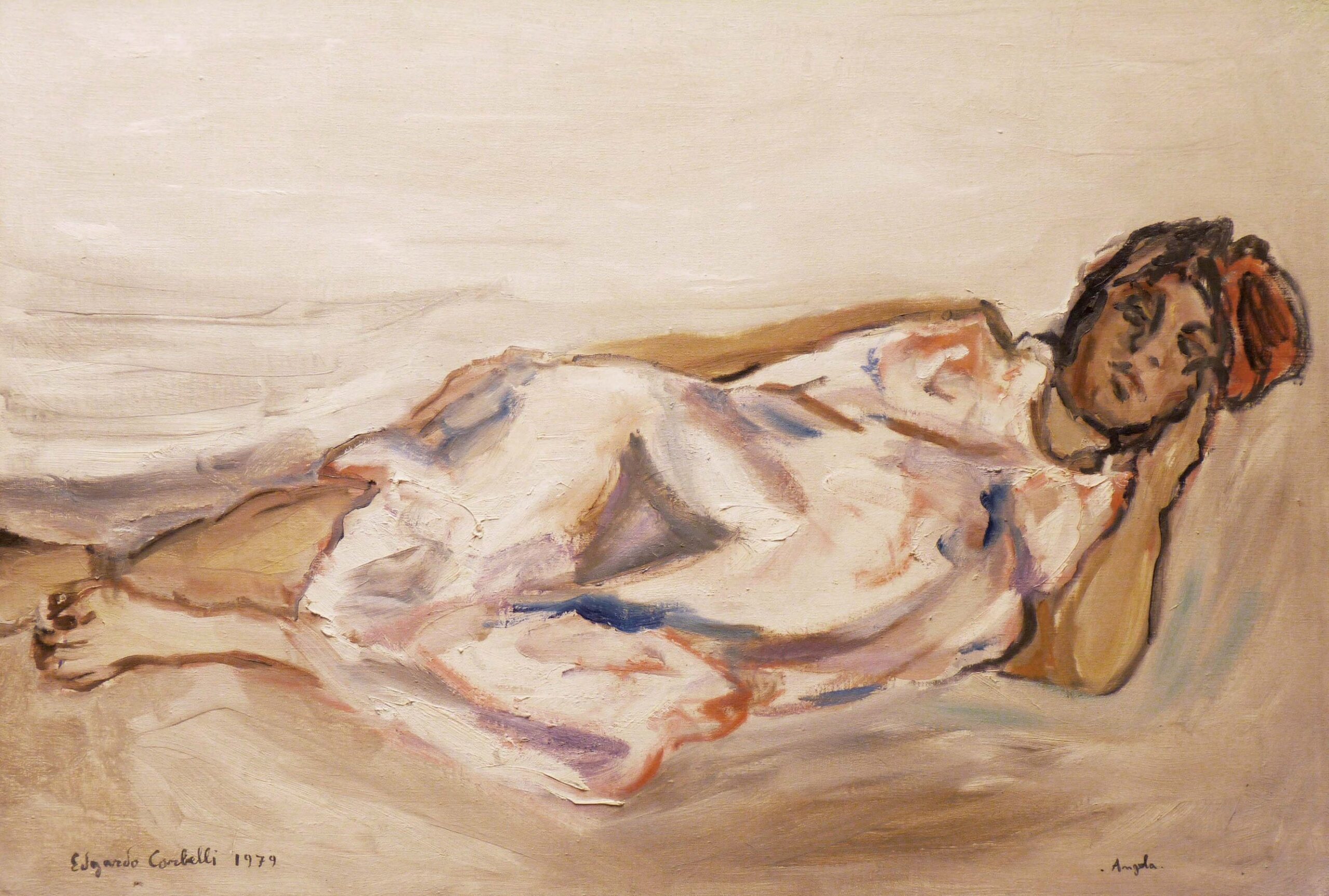 Corbelli, Italian art, expressionism, woman