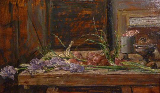 Faraoni, Italian art, still life, flowers