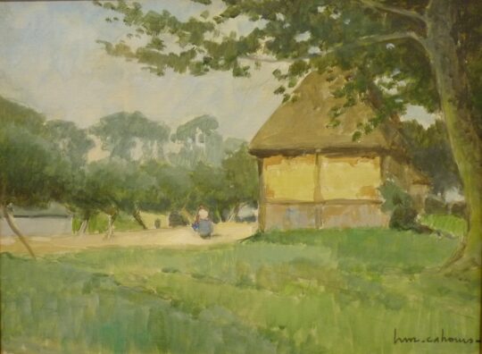 Cahours, French painting, country, farm