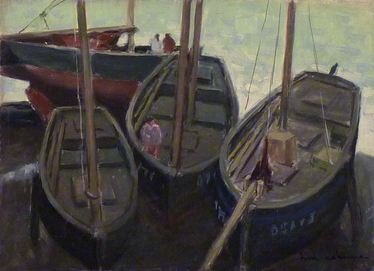 Cahours, French painting, boats