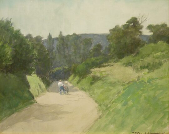 Cahours, French painting, landscape, country