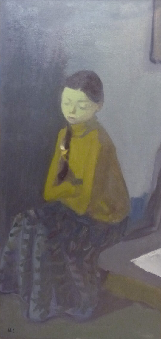 Smekalov, Russian painting, young girl, portrait