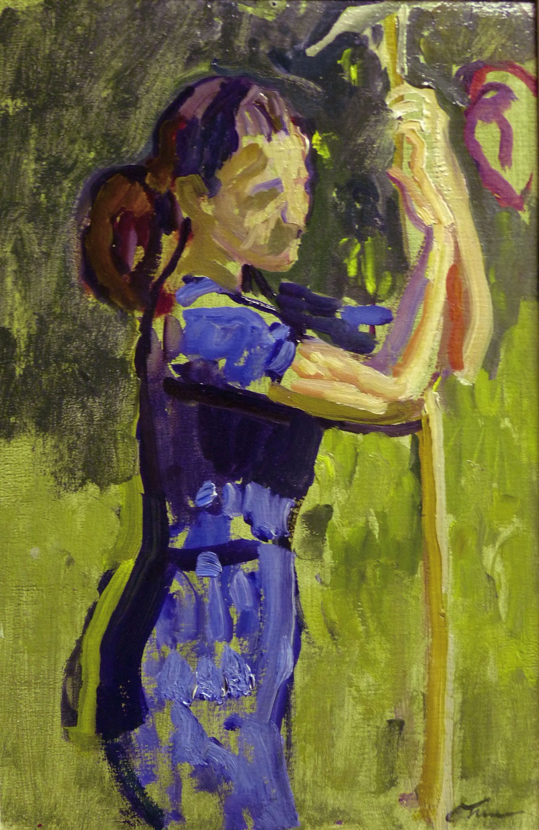 Tkacev, Russian painting, girl