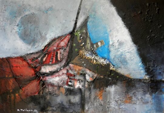 Riccardo Taliano, Italian painting, Twentieth century, shipwreck