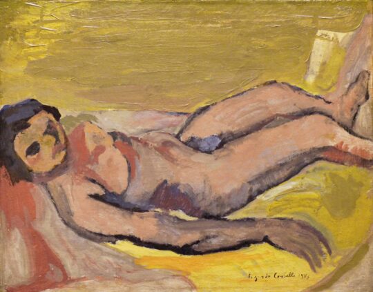 Corbelli, pittura italiana, espressionismo, donna, nudo