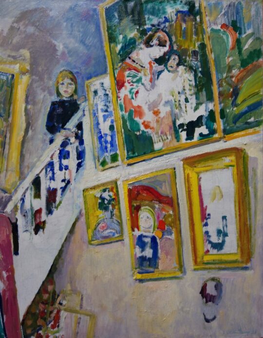 Savinov, Russian painting, Russian post-impressionism, interior