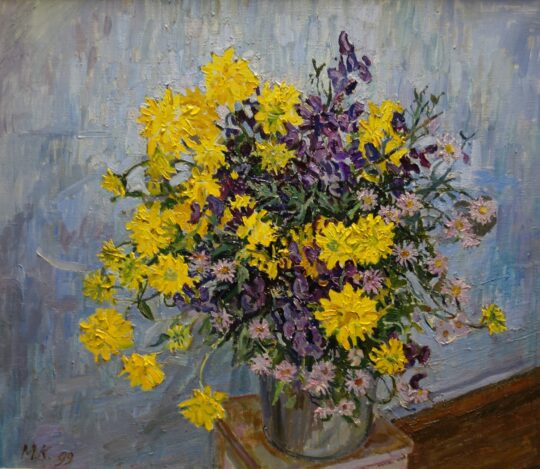 Kopitzeva, Russian painting, flowers