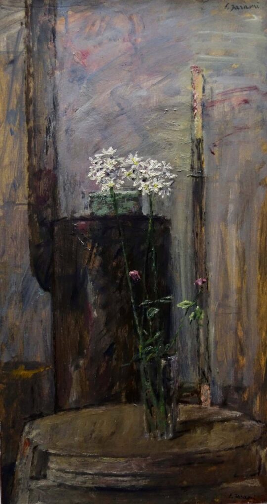 Enzo Faraoni, pittura italiana, natura morta, fiori