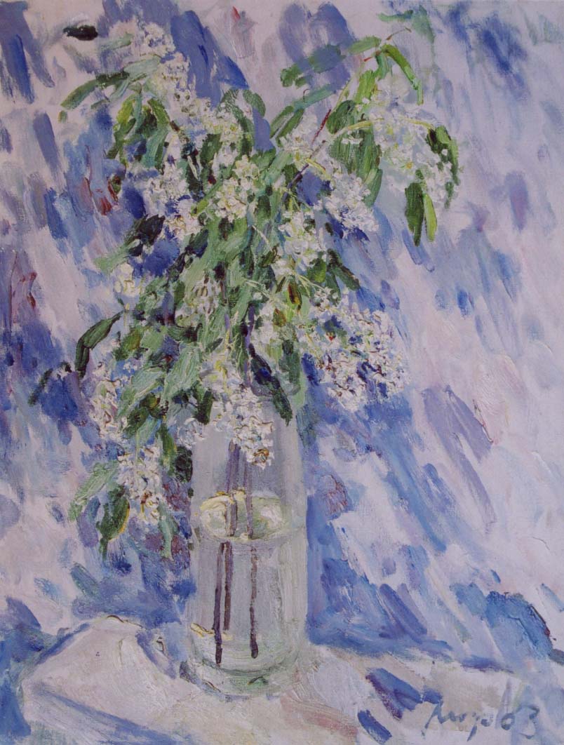 Moroz, Russian art, painting, flowers