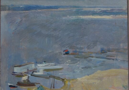 Savinov, pittura russa, arte russa, Ladoga, lago