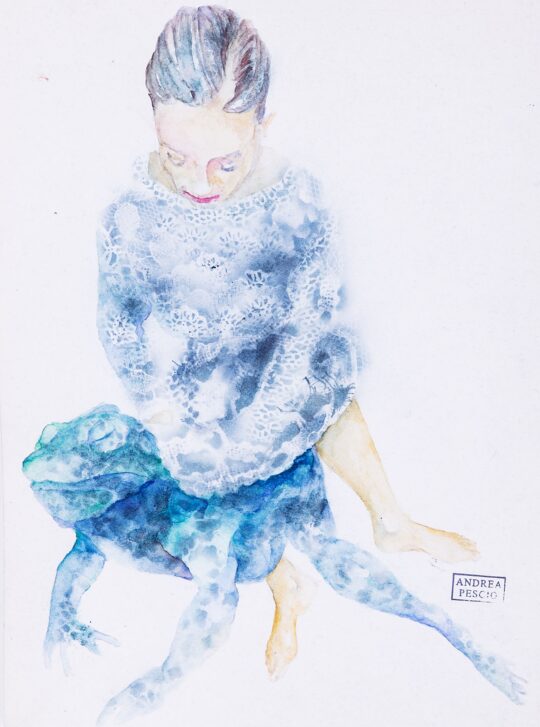 Pescio, contemporary italian painting, watercolor