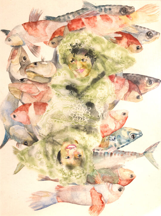 Pescio, contemporary italian painting, watercolor