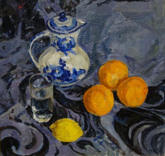 Kopitzeva, Russian painting, Sovietic Impressionism, post impressionism, still life