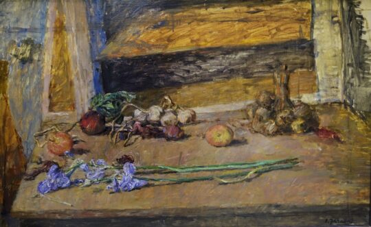 Faraoni, pittura italiana, natura morta, fiori