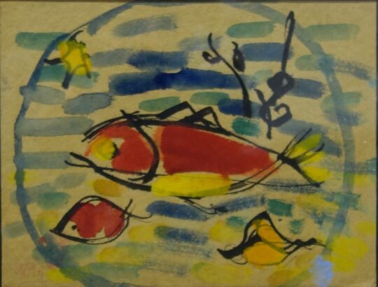 Da Milano, pittura italiana, gruppo dei sei, Torino, pesci