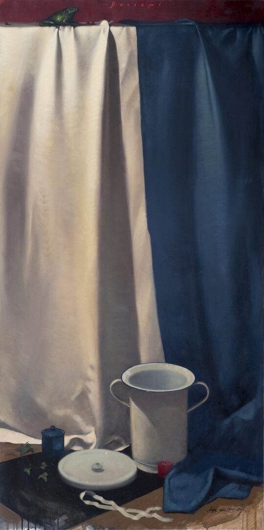 Albert, pittura italiana, natura morta, rana