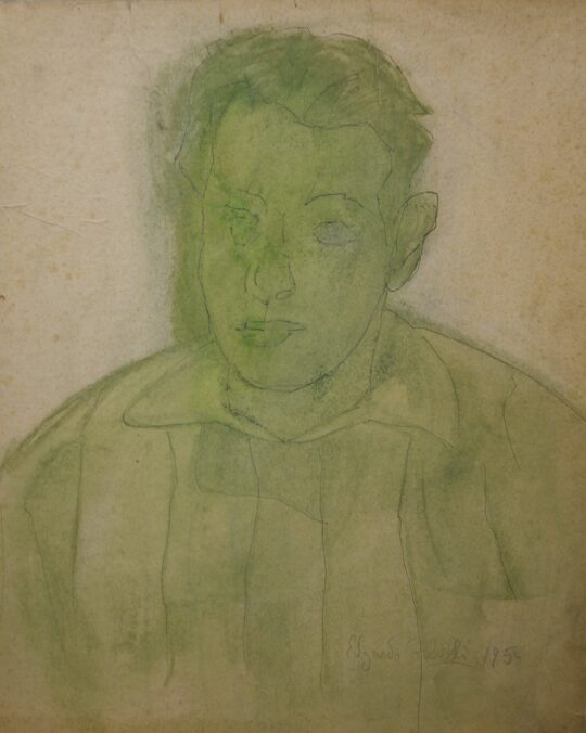 Corbelli, pittura italiana, Novecento, espressionismo, autoritratto